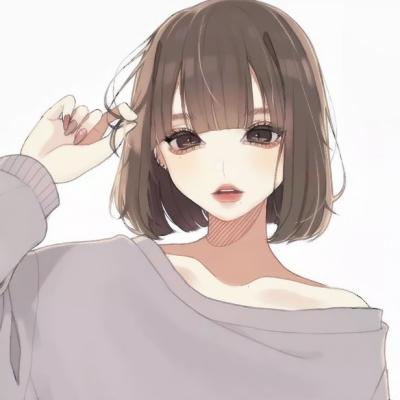 霸气卡通头像女生高冷短发