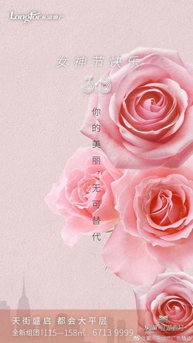 女神节地产广告#今天妇女节,祝福天下所有的女人幸福