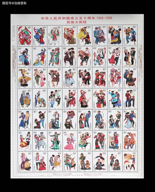包含中国所有民族,全球枚数最多的邮票,邮政准备了10年