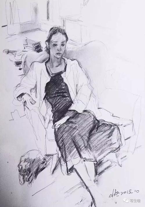 素描作品欣赏程鸿素描作品欣赏