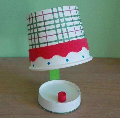 [手工制作大全]儿童手工制作台灯