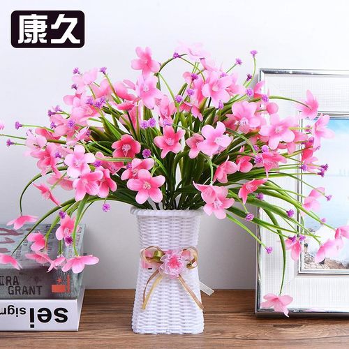 2021最新花图片,花图片2021新图片 2021假花郁金香花瓶套装饰冰箱摆件餐桌茶几花卉摆放