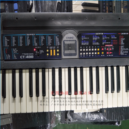 casio卡西欧ct-488中文面板二手电子琴电子琴