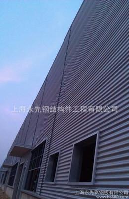 钢结构厂房外墙彩钢板横铺板