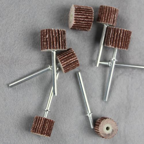 活柄百叶磨头 百叶轮 砂纸轮 抛光轮 活柄叶轮 千叶轮 10mm-30mm