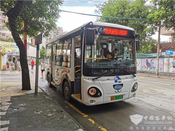 广州新穗巴士开沃"便民车" 破题城中村"最后一公里"