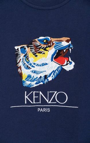 高田贤三 kenzo 虎头运动衫
