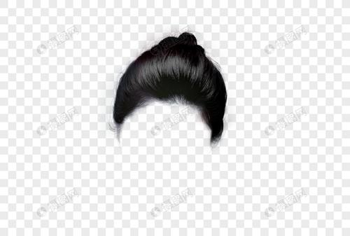 免抠元素 产品实物 发型假发.psd