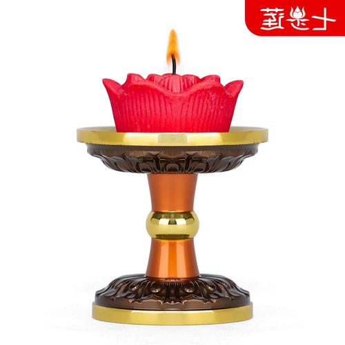 烛台佛具用品家用小香祭祀供奉纯铜烛台