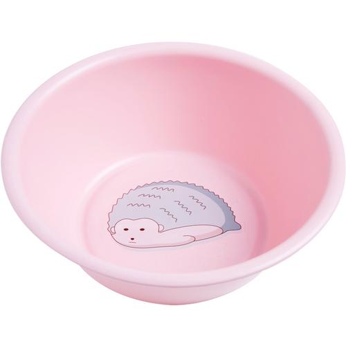 卡通加厚圆形洗脸盆厨房家用塑料洗菜盆卫生间宝宝洗澡洗脚小盆子