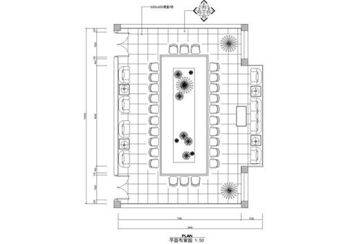 [分享]会议室平面图cad资料下载