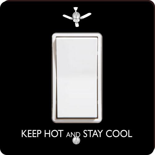 rikki knight keep hot and stay cool single rocker light switch