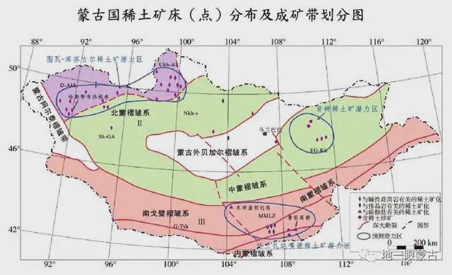 蒙古国稀土储量位居世界第二仅次于中国