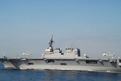 日本海上自卫队首艘22ddh级直升机母舰开建