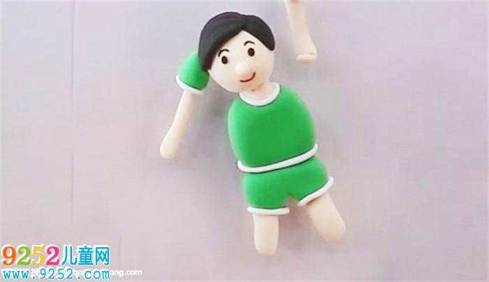 粘土做足球运动员 超轻粘土