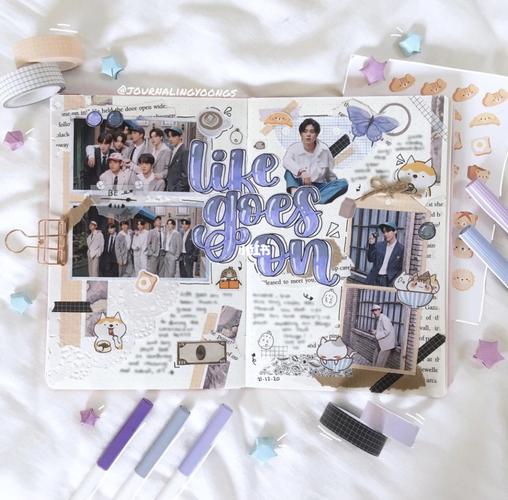 追星手帐|防弹少年团|ins手帐素材_手帐_ins_兴趣爱好