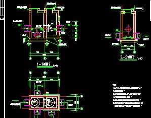溢流井大样图