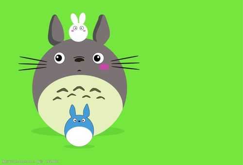 关键词:龙猫卡通动物 动漫 猫 二次元 卡通动物