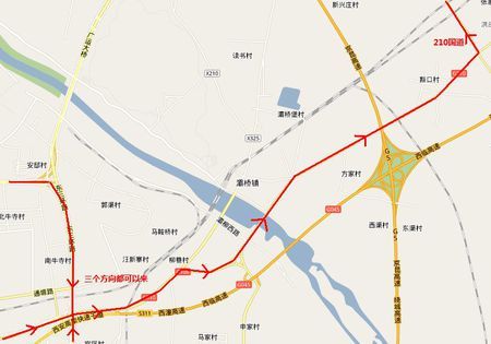 210国道陕西西安以北的线路怎么走