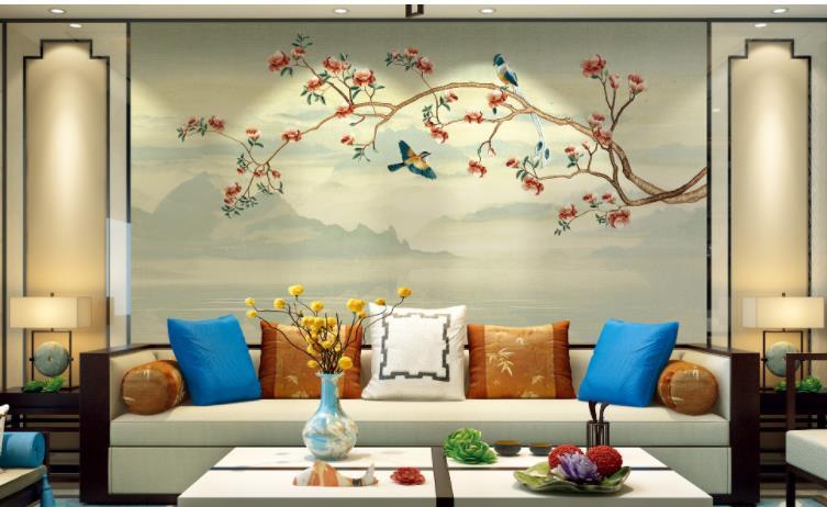 布天下无缝墙布客厅墙布图片