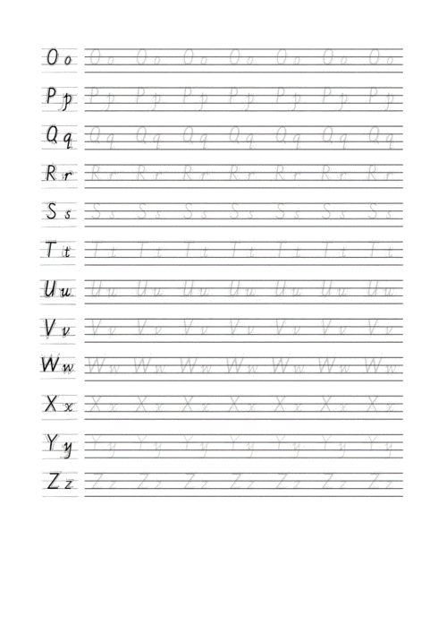 学生用英文字母手写体仿写字帖(多种款式供选择).doc
