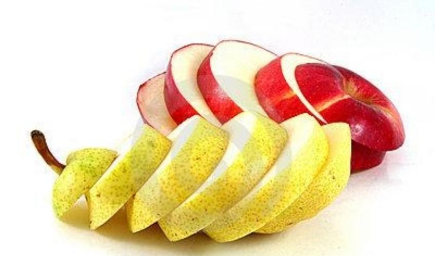 休闲时光～苹果梨拼盘