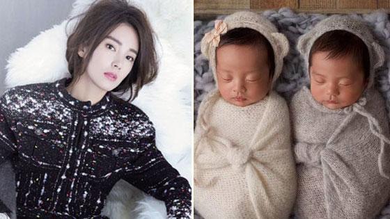 张雨绮和袁巴元离婚后人气不跌反涨! 抱着龙凤胎的样子更霸气