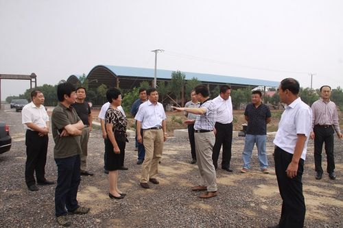 中国地质科学院常务副院长朱立新视察无棣野外基地建设情况