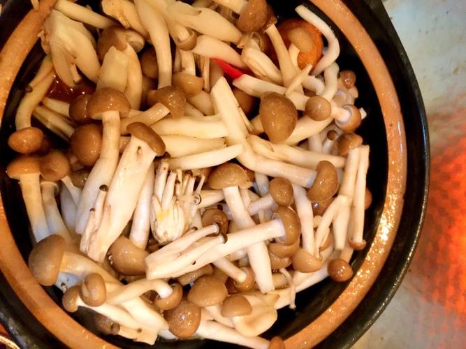 放入鹌鹑蛋和小白蘑菇,加少于淀粉水(淀粉水里