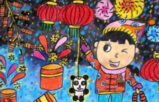 2018春节儿童画图片大全集