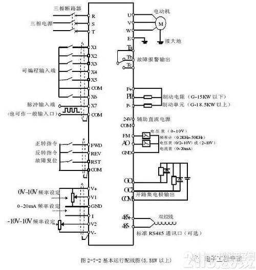 变频器工作原理和接线图