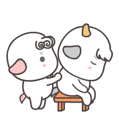 小羊白软软微信表情第五弹