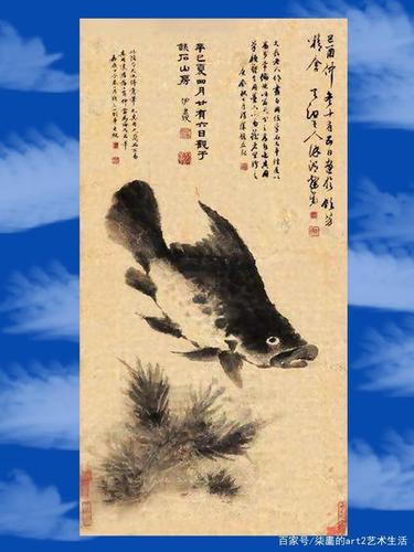 看历代画鱼名家作品,竟然还有锦衣卫画的,当然最爱