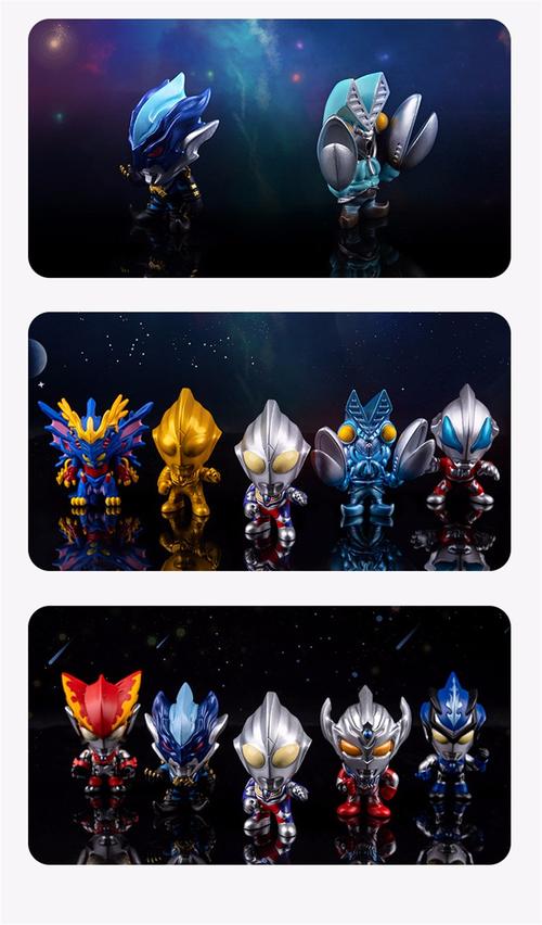 灵动创想(ldcx)q版奥特曼公仔人偶盲盒模型摆件周边 .