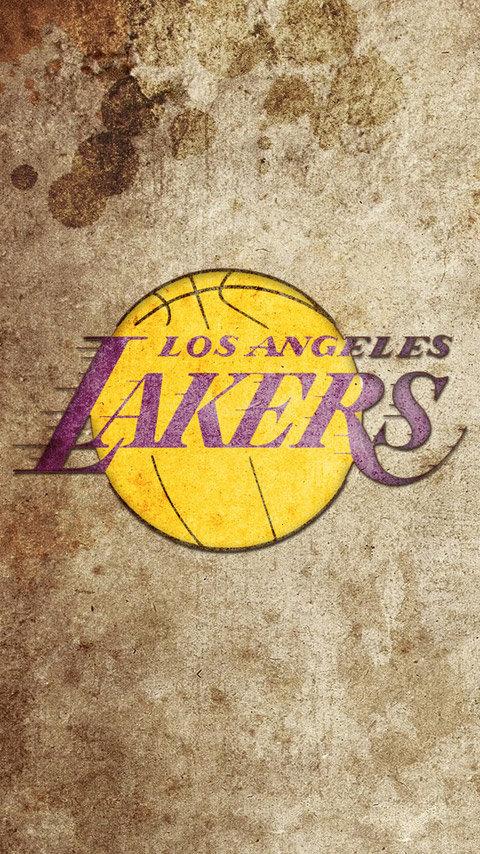 洛杉矶湖人队队标手机壁纸