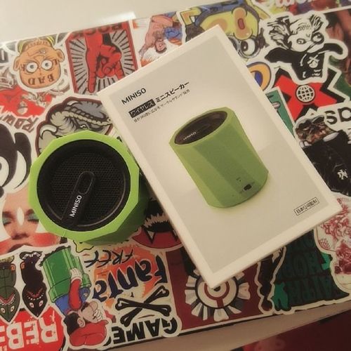 国内miniso名创优品买的小音箱.