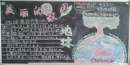 最新2021年世界地球日黑板报图片10篇