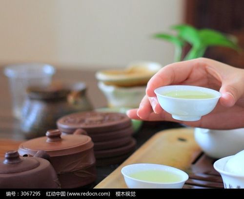 端起茶杯饮茶