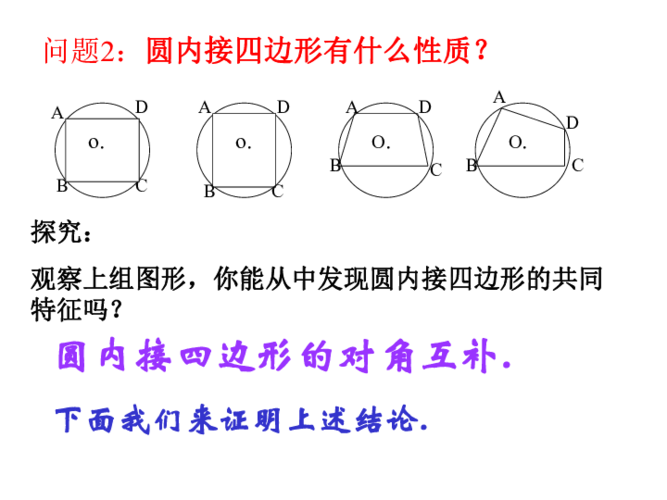2圆内接四边形的性质与判定定理课件(28张)
