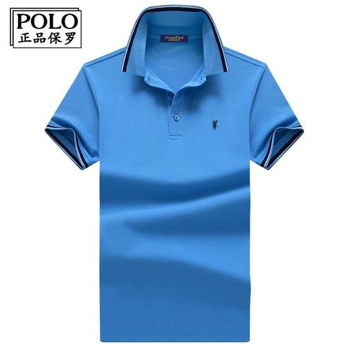 polo衫十大国际品牌,真假polo马标 国际品牌男士短袖t恤保罗polo衫翻领纯棉夏正品商务