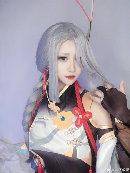 申鹤cos原神超话#原神申鹤#  初五迎财神 财神快来我家门长沙