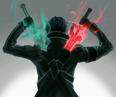 向ta提问私信ta 刀剑神域中桐人的双刀特写 抢首赞 已赞过 已踩过 