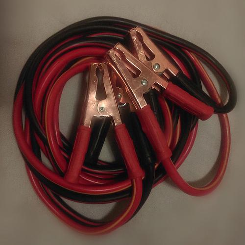 汽车电瓶线搭火线电池连接线应急启动电源过江龙加长搭电线 定做