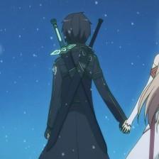 刀剑神域桐人图片情侣头像