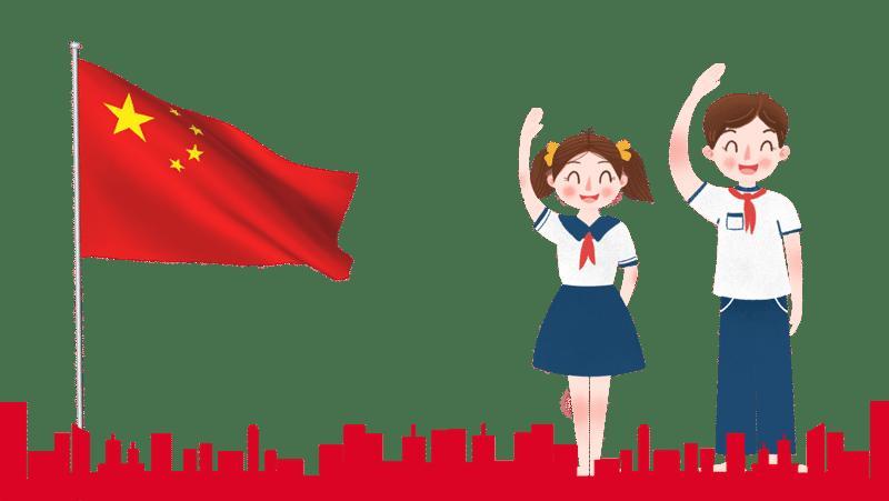 线上升旗仪式   梅州市五华县第一小学