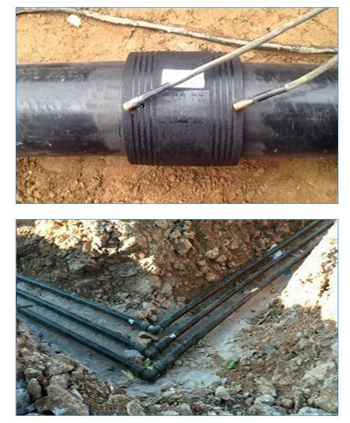 钢丝网骨架复合管pe消防管pe给水钢网管