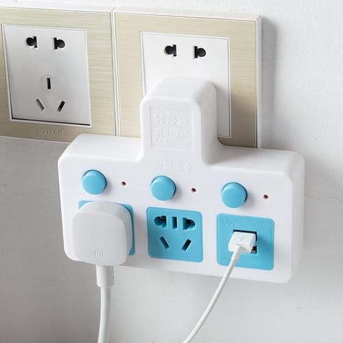 [深圳美格尔电器] 插排独立开关 usb 多用插头带 无线扩展插座电源