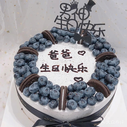 蓝爸爸的快乐生日蛋糕