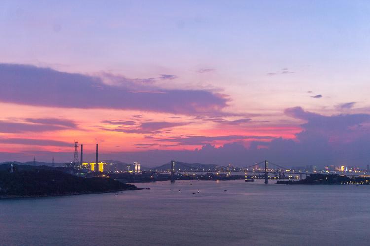 汕头市东海岸夕阳