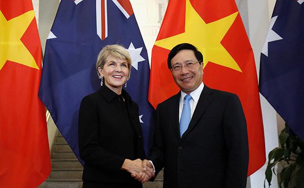 澳大利亚外长访问越南启动澳越外长级会议首轮会议